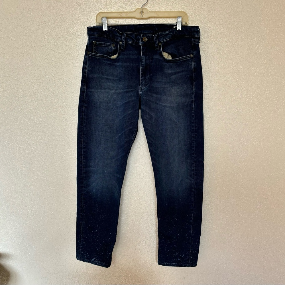 Rag & Bone Men’s Dark Wash Fit 2 Slim Jeans Size 34x32